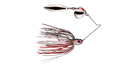 2 ~ Spinnerbaits 3/8 oz by Assassinator CWRN-CBWS Classic Bleeding White  Sparkle