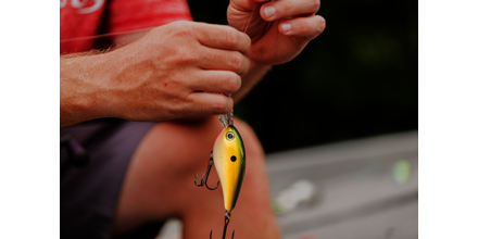 H&H 8 CL Crank Bait with Stinger Tail; Yellow JacketH&H 10 CL