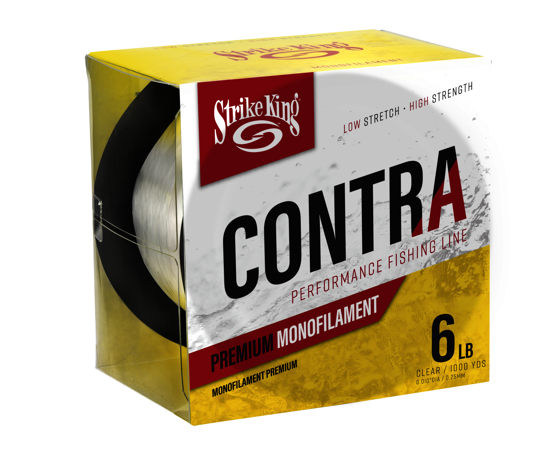 Strike King CONTRA a New Fishing Line with a New Performance Fluorocarbon,  Monofilament and Braided Lines