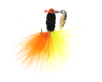 Mr Crappie Marabou Sausage Spin 1/16oz Ghost Minnow Panfish