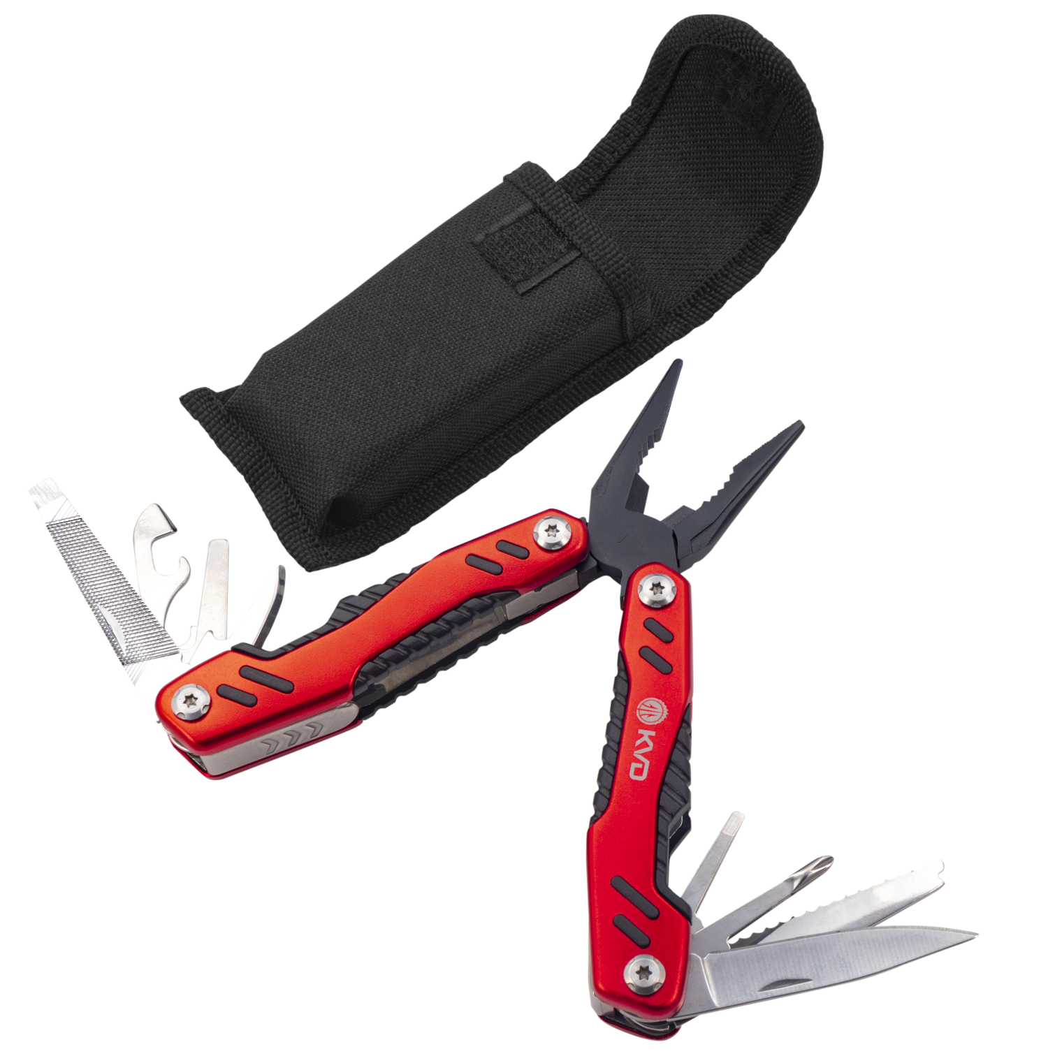  Strike King (CP7KVD) KVD 7 Carbon Steel Pliers, Red, Cushioned  Combat Grip Handles : Tools & Home Improvement