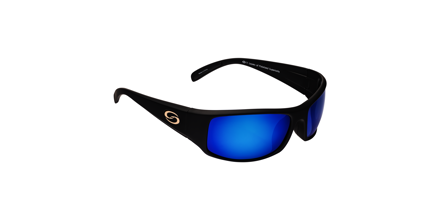 Strike King S11 Optics Okeechobee Black Frame Mirror Lens Fishing  Sunglasses
